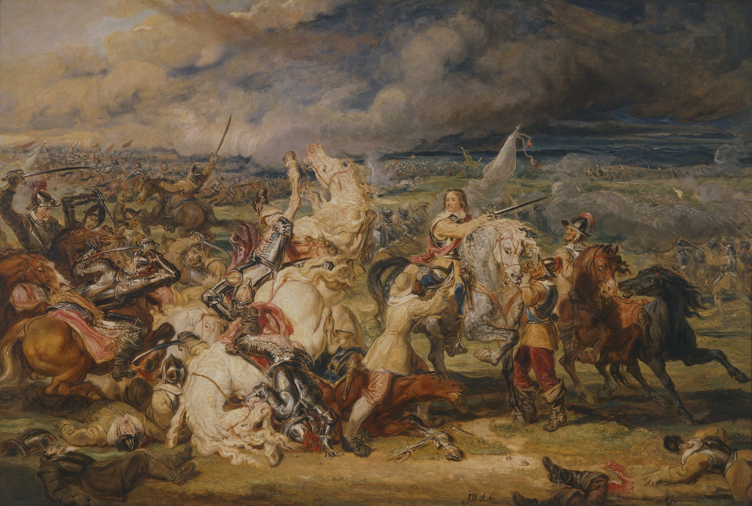 Painting of the Battle of Marston Moor