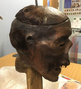 Cromwell’s severed and mummified head