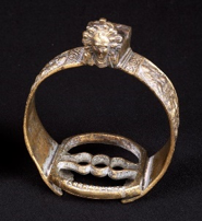 Gilded bronze stirrups